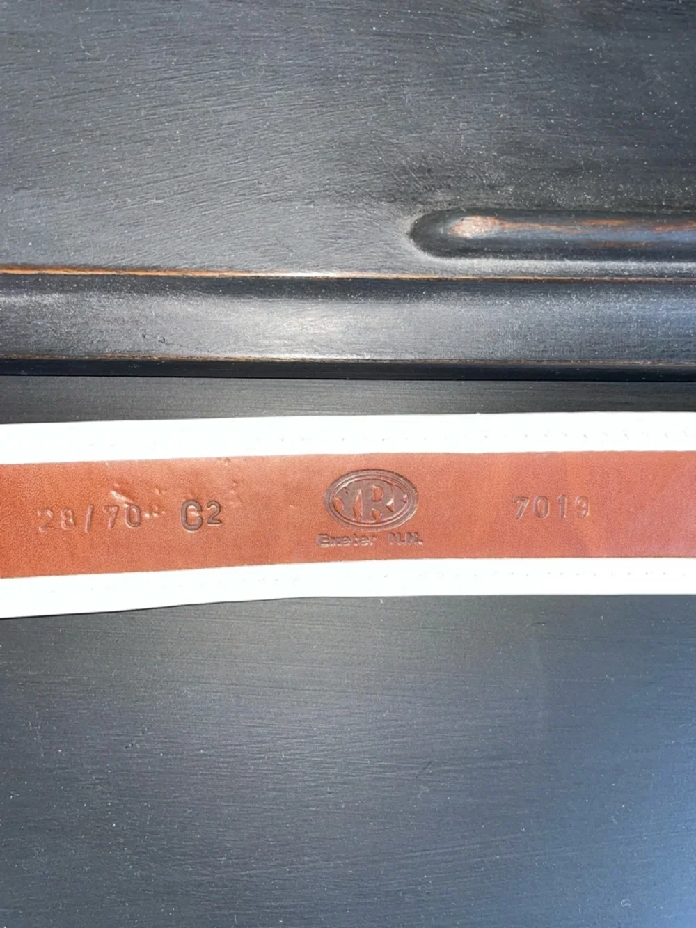 Augusta National White Leather Belt